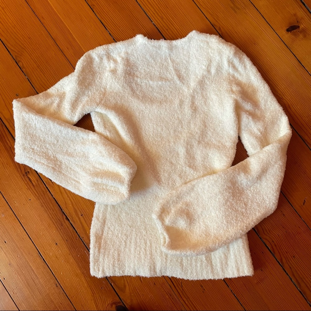 MODA international Cream knit sweater - Picture 3 of 7